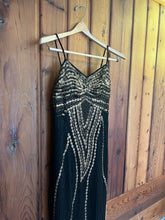 Load image into Gallery viewer, 80s Vintage 100% Silk Beaded Dress
