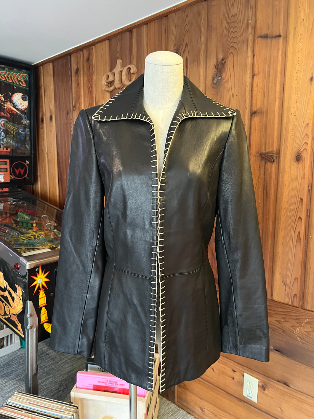 90s Vintage 100% Genuine Leather Jacket