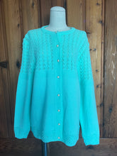 Load image into Gallery viewer, Vintage Mint Green Cardigan
