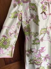 Load image into Gallery viewer, Vintage Silk Floral Toggle Jacket
