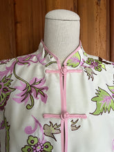 Load image into Gallery viewer, Vintage Silk Floral Toggle Jacket
