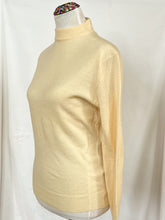 Load image into Gallery viewer, Vintage Pendleton Buttercream Mock Neck Sweater
