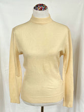 Load image into Gallery viewer, Vintage Pendleton Buttercream Mock Neck Sweater
