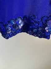 Load image into Gallery viewer, 1980’s Blue Bead Detail Dress by Ursula of Switzerland
