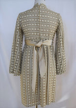 Load image into Gallery viewer, 1960&#39;s Empire Waist Beige Lace Dress
